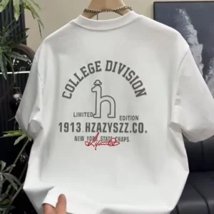 100%精梳棉~潮流街头简约不挑人宽松遮肉简慵懒松弛感面料细腻