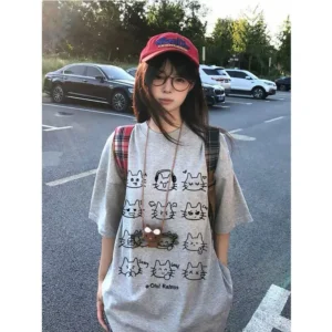 100%精梳棉~九宫格舒适耐穿回头率超高温柔宽松慵懒百搭设计简单百搭耐看