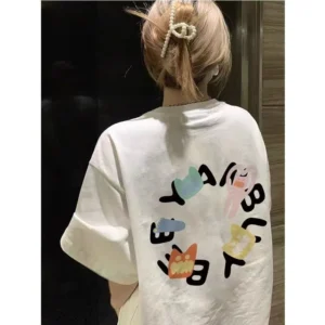 100%精梳棉~百搭设计温柔显白大气清新凉快舒适耐看宽松慵懒