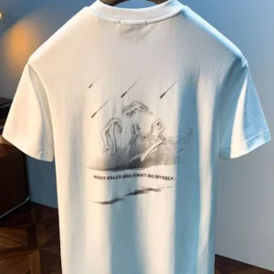100%精梳棉~显瘦亲肤透气潮流街头简约不挑人日常百搭透气好