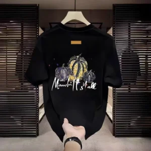 100%精梳棉~超酷多色可选印花AB面高级新款百搭休闲时尚 男女同款