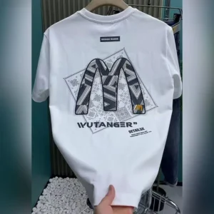100%精梳棉~男潮酷街头帅气韩字母M爆款版网红AB面潮酷多色