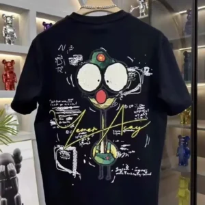 100%精梳棉~超酷多色可选印花AB面高级新款百搭休闲时尚