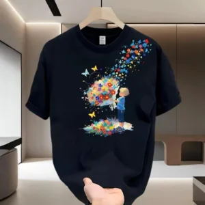 100%精梳棉~男女同款宽松大气潮流帅气韩字母版网红AB面字母