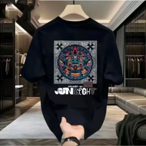 100%精梳棉~男潮酷街头帅AB面字母简单洋气耐看百搭潮流少年感