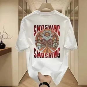 100%精梳棉~男女同款潮酷简单字母多色可选印花AB面高级新款