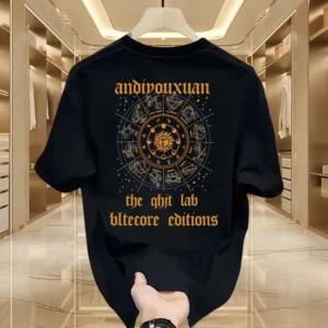 100%精梳棉~男潮酷街头帅气韩大气耐看简约舒适网红AB面字母简单洋气