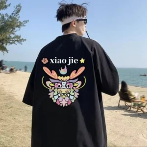 100%精梳棉~男潮酷街头帅痞帅高级日常好搭简单洋气耐看潮流