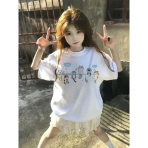 100%精梳棉~夏日必备不闷热温柔宽松慵懒百搭设计大气清新凉快舒适耐看